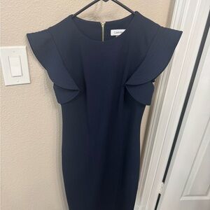 Calvin Klein Midnight Blue Midi Dress